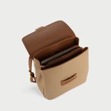  Balo Nữ Mini Nắp Gập Khóa Nam Châm AT-10 Kem 