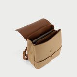  Balo Nữ Mini Nắp Gập Phối Ngăn Nhỏ Đôi AT-11 Kem 