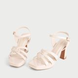  Giày Sandal Cao Gót QuaI Ngang Đan Nhau BF-002 