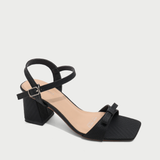  Sandal Cao Gót Quai Ngang Phối Nơ MC.320 