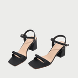  Sandal Cao Gót Quai Ngang Phối Nơ MC.320 