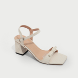  Sandal Cao Gót Quai Ngang Phối Nơ MC.320 