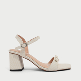  Sandal Cao Gót Quai Ngang Phối Nơ MC.320 