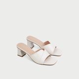  Dép Cao Gót Nữ Đế Vuông Quai Ngang Đan Chéo MC.341 