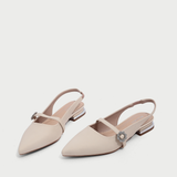  Giày Kiểu Dáng Slingback Mũi Nhọn 3cm MC-840 