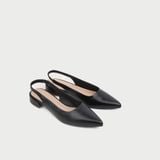  Giày Sandal Cao Gót Nữ Dáng Slingback Mũi Nhọn Đế Vuông Cao 3cm MC-901 