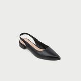  Giày Sandal Cao Gót Nữ Dáng Slingback Mũi Nhọn Đế Vuông Cao 3cm MC-901 