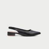  Giày Sandal Cao Gót Nữ Dáng Slingback Mũi Nhọn Đế Vuông Cao 3cm MC-901 