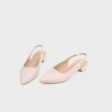 Giày Sandal Cao Gót Nữ Dáng Slingback Mũi Nhọn Đế Vuông Cao 3cm MC-901 