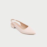  Giày Sandal Cao Gót Nữ Dáng Slingback Mũi Nhọn Đế Vuông Cao 3cm MC-901 
