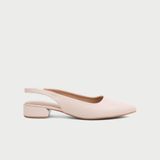  Giày Sandal Cao Gót Nữ Dáng Slingback Mũi Nhọn Đế Vuông Cao 3cm MC-901 