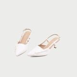  Giày Cao Gót Nữ Dáng Slingback Gót Nhọn Phối Nơ MC-903 