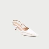  Giày Cao Gót Nữ Dáng Slingback Gót Nhọn Phối Nơ MC-903 