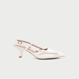  Giày Cao Gót Nữ Dáng Slingback Gót Nhọn Phối Nơ MC-903 