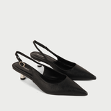  Giày Cao Gót Slingback Mũi Nhọn Da Lập Trình MH22 