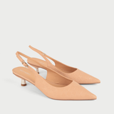  Giày Cao Gót Slingback Mũi Nhọn Da Lập Trình MH22 