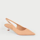  Giày Cao Gót Slingback Mũi Nhọn Da Lập Trình MH22 