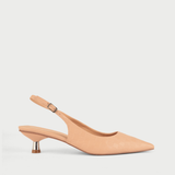  Giày Cao Gót Slingback Mũi Nhọn Da Lập Trình MH22 