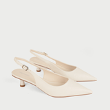  Giày Cao Gót Slingback Mũi Nhọn Da Lập Trình MH22 