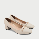  Giày Công Sở Phối Khóa Mũi Nhọn PL-004 