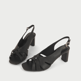  Giày Sandal Cao Gót Trụ Quai Đan Nhau Sang Trọng QA-015 
