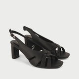  Giày Sandal Cao Gót Trụ Quai Đan Nhau Sang Trọng QA-015 
