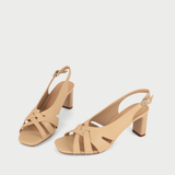  Giày Sandal Cao Gót Trụ Quai Đan Nhau Sang Trọng QA-015 