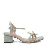  Sandal Cao Gót AH-5 Xanh 