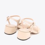  Sandal Cao Gót CK-15 Kem 