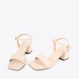  Sandal Cao Gót CK-15 Kem 