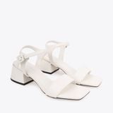  Sandal Cao Gót CK-15 Trắng 