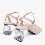  Sandal Cao Gót MK-6 Hồng 