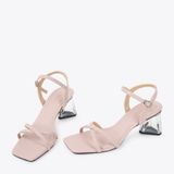  Sandal Cao Gót MK-6 Hồng 