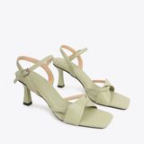  Sandal Cao Gót QB-4 Xanh 