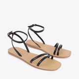  Sandal Đế Thấp AP-11 Đen 