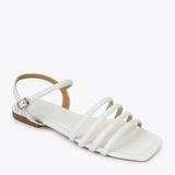 Sandal Bệt Dây Nhỏ KZ-25 Trắng 