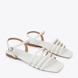  Sandal Bệt Dây Nhỏ KZ-25 Trắng 