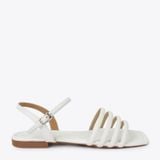  Sandal Bệt Dây Nhỏ KZ-25 Trắng 