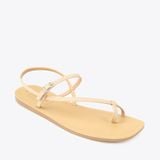  Sandal Bệt Đế Đúc Dây Mảnh Xỏ Ngón GY-1 Kem 