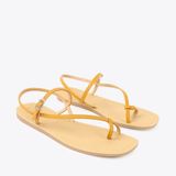  Sandal Bệt Đế Đúc Dây Mảnh Xỏ Ngón GY-1 Vàng 