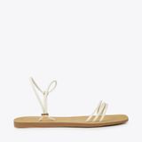  Sandal Bệt Đế Đúc Quai Ngang Dây Thắt Nút GY-2 Trắng 