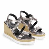  Sandal Xuồng Dây Chéo MO-12 Chì 