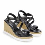  Sandal Xuồng Dây Chéo MO-12 Đen 
