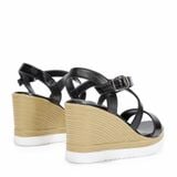  Sandal Xuồng Dây Chéo MO-12 Đen 