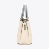  Túi Xách Nữ Da Quai Đôi Đính Khoá Hạt Châu QA-31 Xanh 