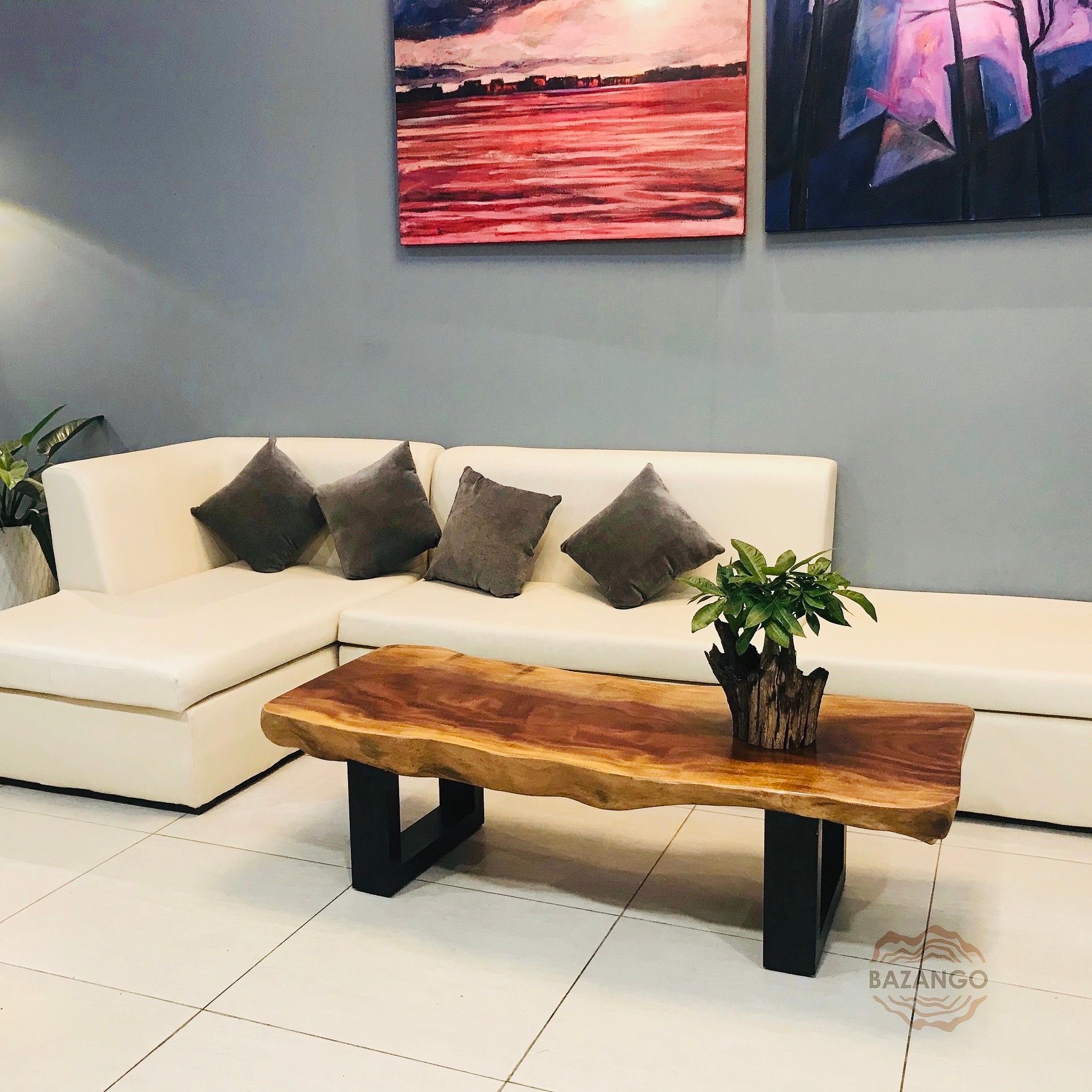 BÀN SOFA GỖ TỰ NHIÊN - COFFEE TABLE – Bazango Outlet