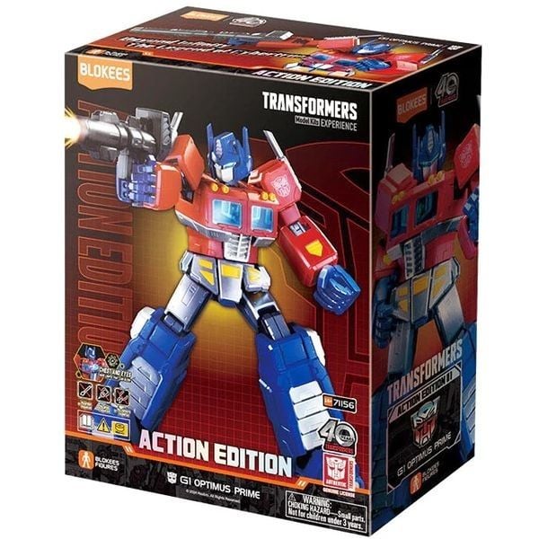 Mô hình lắp ráp Transformers Model Kit AE01 G1 Optimus Prime 18cm Luminous Eyes Blokees 71156 cao 18cm cực ngầu