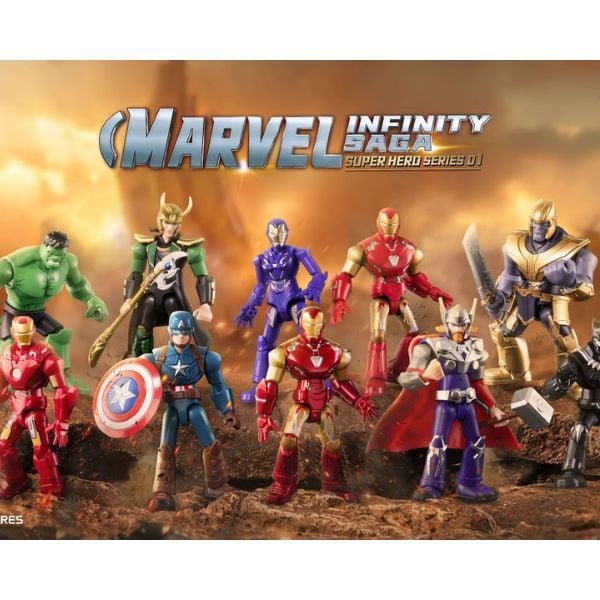  Hộp Mù Marvel Infinity SAGA Galaxy Version 01 Super Alliance Blokees 81110 
