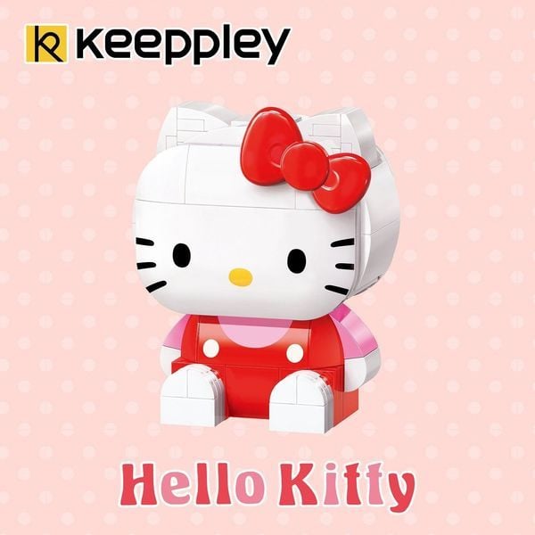 Mô hình Keeppley Sanrio Hello Kitty K20801 cực đẹp dễ thương mua trang trí làm quà tặng
