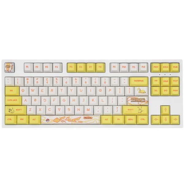 Bộ Keycap bàn phím cơ Pokemon Pikachu OEM PBT Set 129 nút